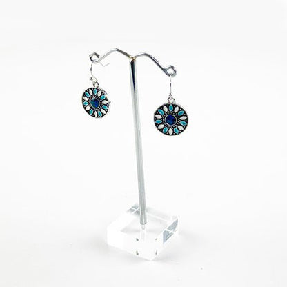 Pretty Paua Daisy Hook Earrings - ShopNZ