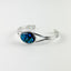 Pretty Paua Silver Bangle