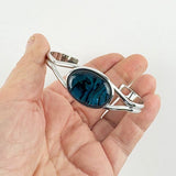 Pretty Paua Silver Bangle - ShopNZ