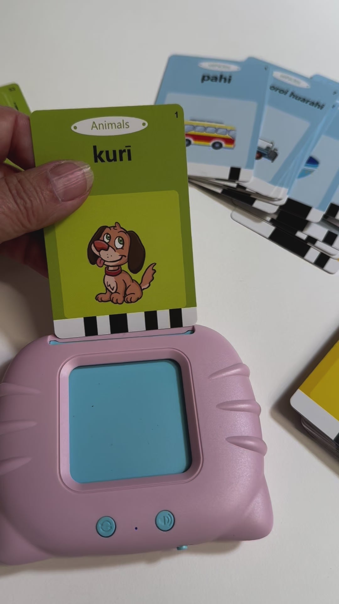 Electronic Maori Flash Card Reader