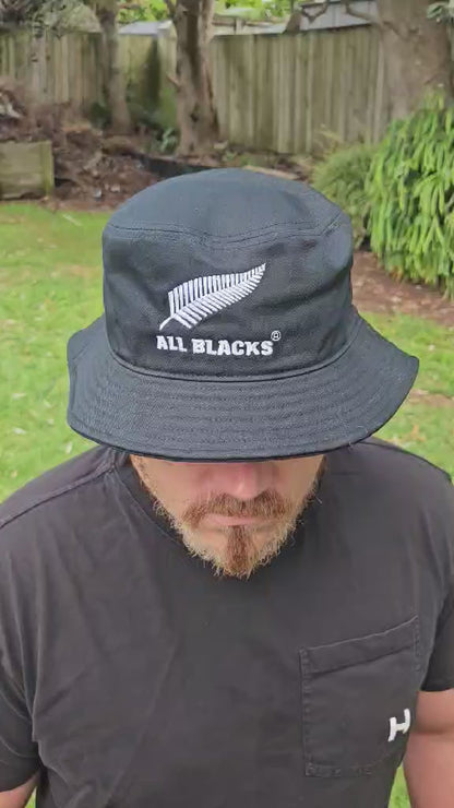 All Blacks Rugby Bucket Hat