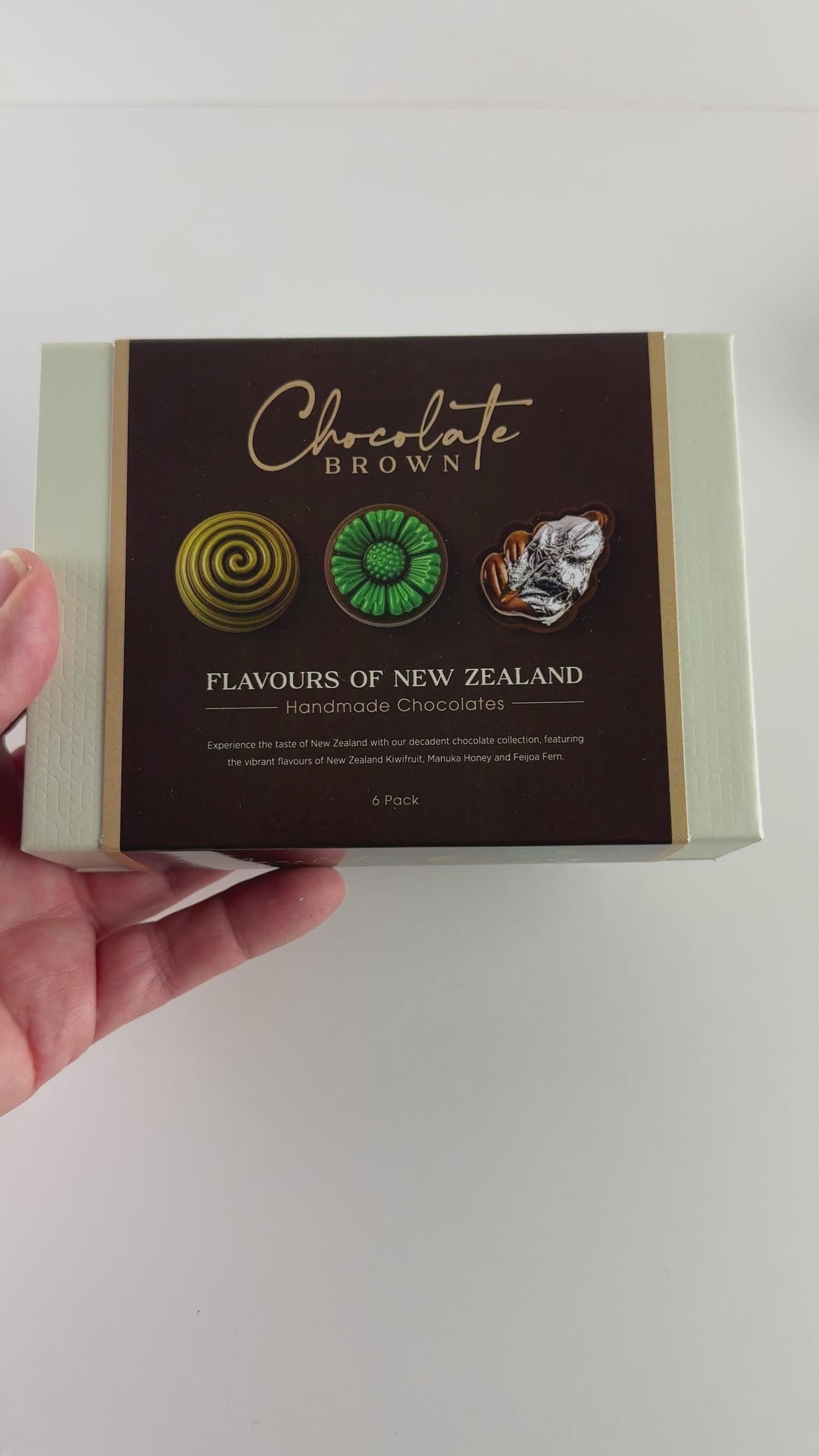 Exquisite Boxed Flavours of NZ Chocolates -Manuka Honey Kiwifruit Feijoa