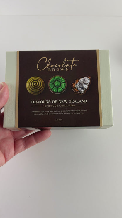 Exquisite Boxed Flavours of NZ Chocolates -Manuka Honey Kiwifruit Feijoa