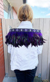 Purple Short Maori Korowai - ShopNZ