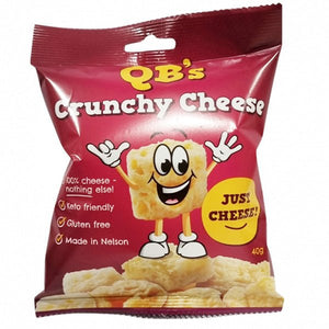QBs Crunchy Cheese Keto Snack - 100 Per Cent Cheese! - ShopNZ