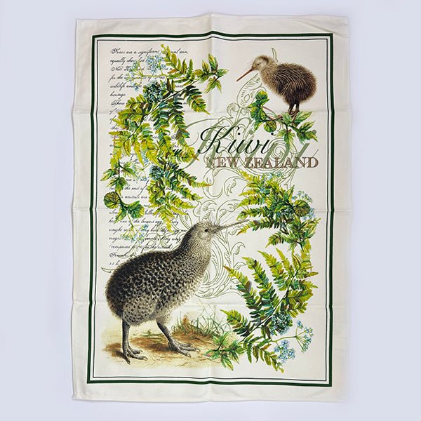 Quality NZ Kiwi Bird Tea Towel - ShopNZ