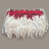 Red and White Newborn Baby Maori Korowai - ShopNZ