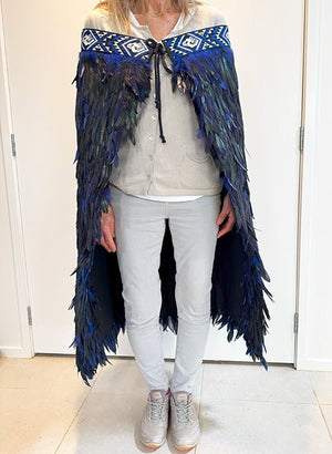 Regal Royal Blue Maori Korowai - ShopNZ