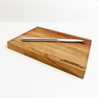 Rimu and Paua Shell Cheese Board with Knife - ShopNZ