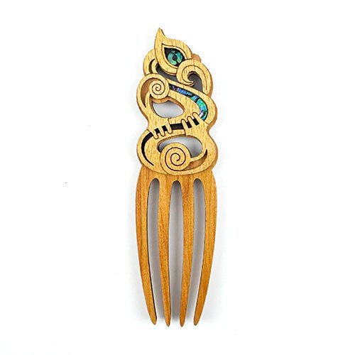 Rimu Maori Manaia Heru Comb - ShopNZ