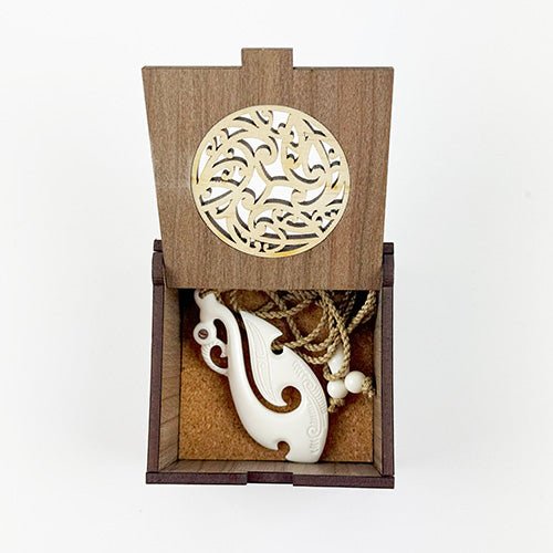 River Rimu Maori Kowhaiwhai Jewellery or Trinket Box - ShopNZ