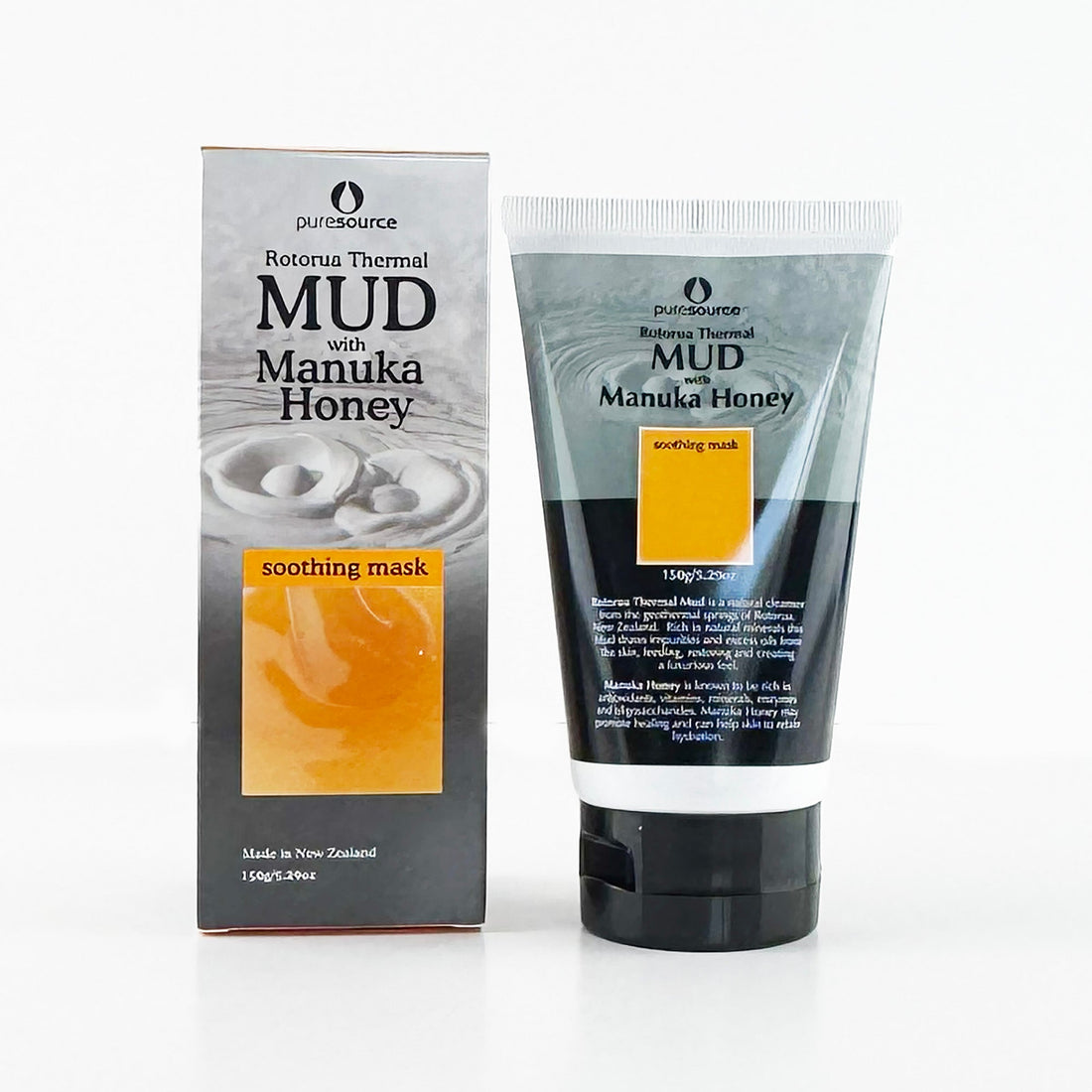 Rotorua Thermal Mud Mask with Manuka Honey Pure Source - ShopNZ