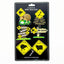 Set of 4 NZ Souvenir Road Sign Fridge Magnets
