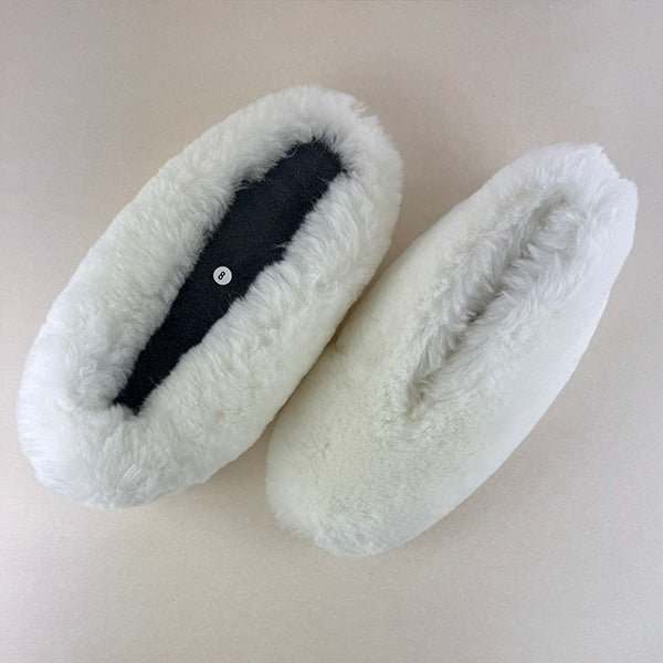 Sheepskin Wool Out Slippers with Suede Soles - ShopNZ