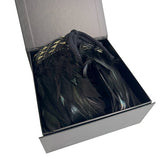 Short Black Maori Korowai With Gold Trim - ShopNZ