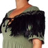 Short Black Māori Korowai With Gold Trim - ShopNZ