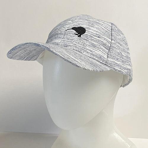 Silver Fern and Kiwi NZ Grey Marl Cap - ShopNZ