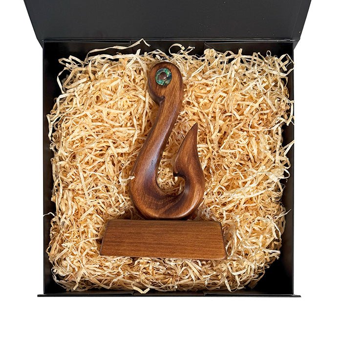 Simple NZ Maori Fish Hook Trophy - ShopNZ