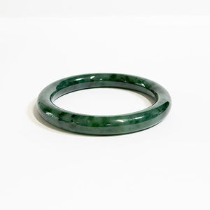 Slim Greenstone Bangle - ShopNZ