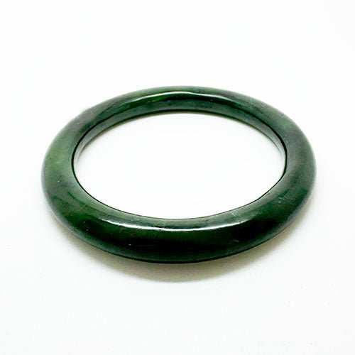 Slim Greenstone Bangle - ShopNZ