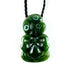 Small Genuine NZ Greenstone Tiki Necklace - ShopNZ