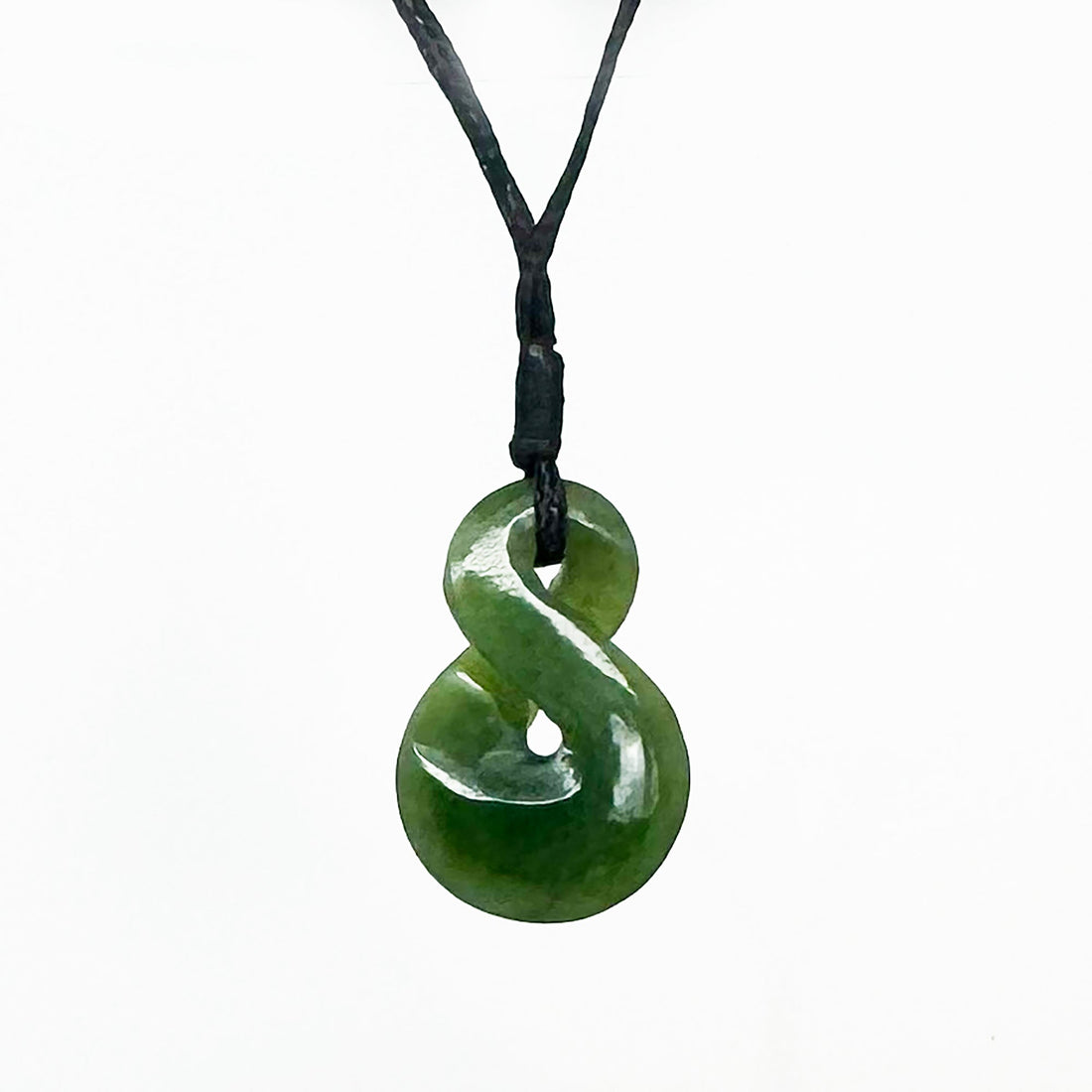 Small Greenstone Māori Twist Necklace - ShopNZ