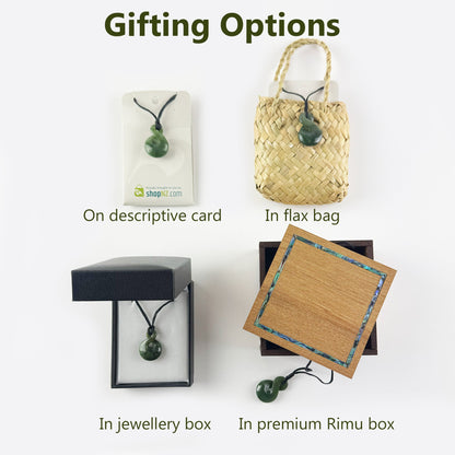 Small Greenstone Māori Twist Necklace - ShopNZ