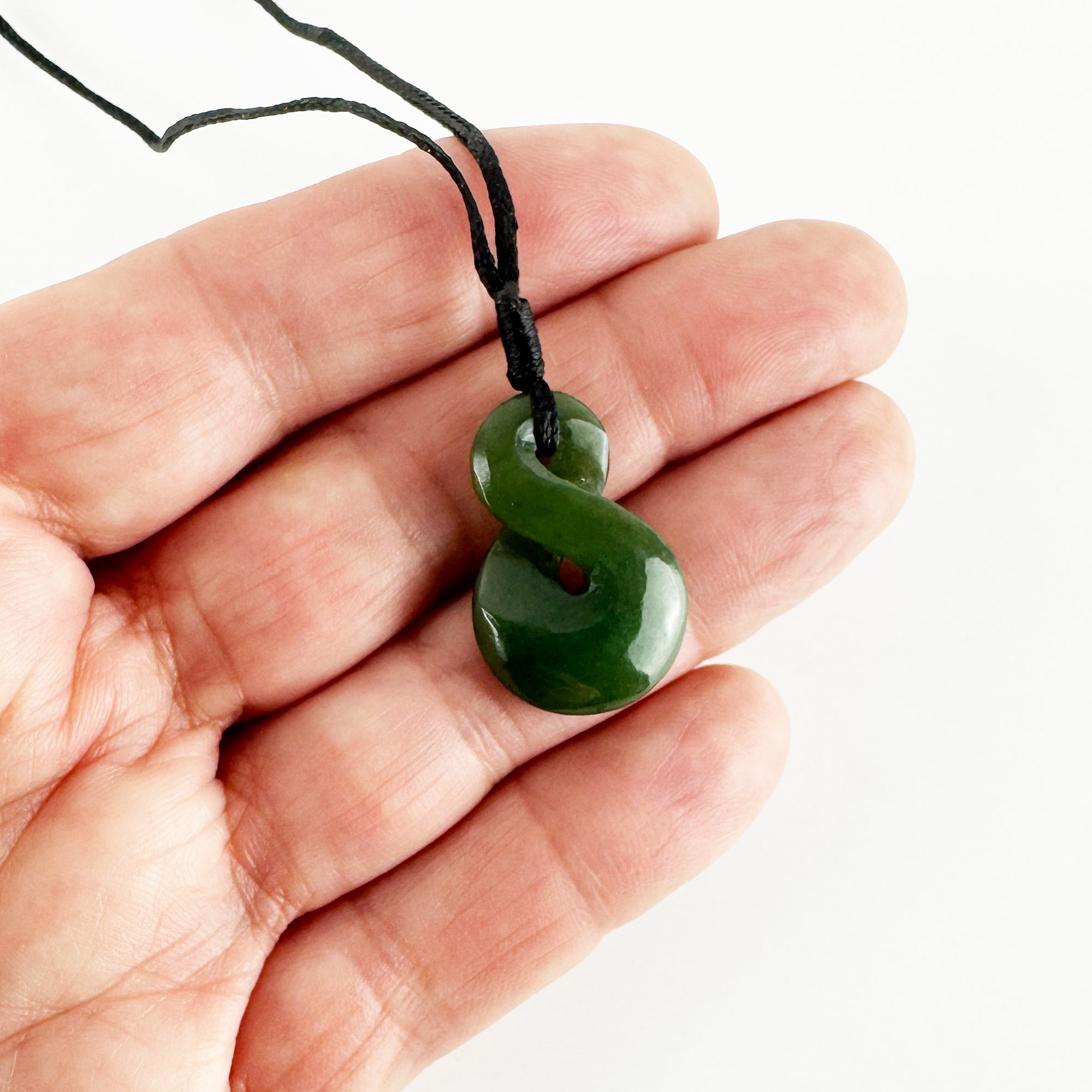 Small Greenstone Māori Twist Necklace - ShopNZ