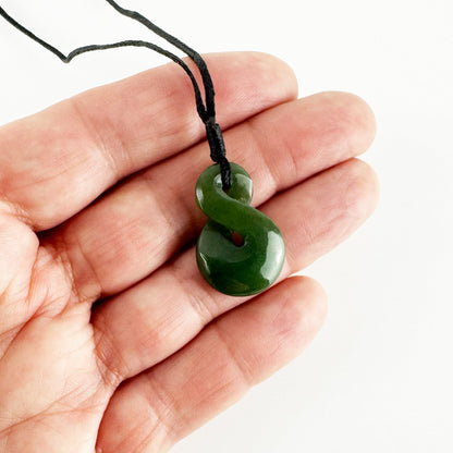 Small Greenstone Māori Twist Necklace - ShopNZ