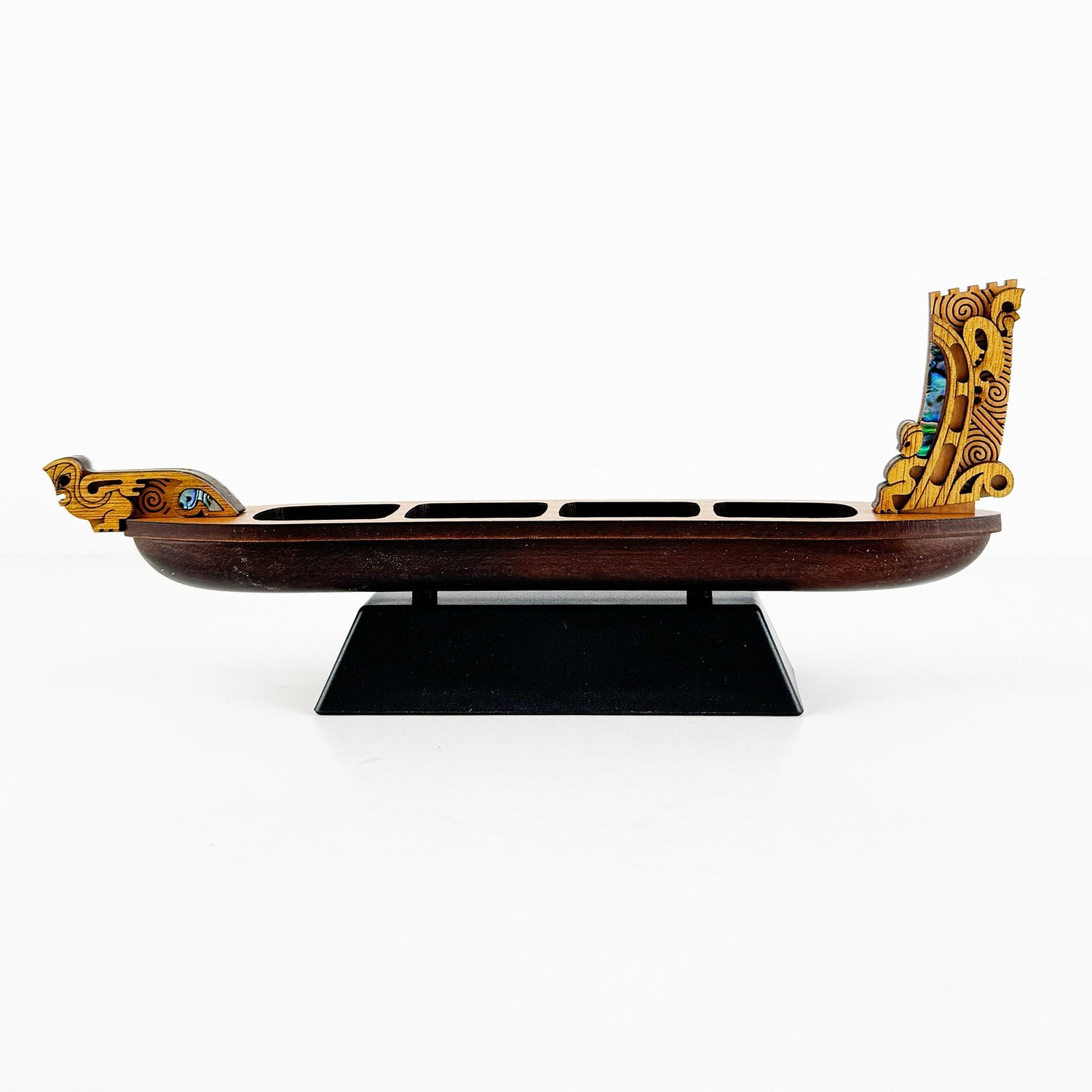 Small Māori Waka Taua War Canoe - Ornament or Trophy - ShopNZ