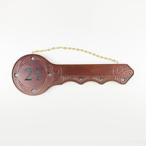 Solid Wood NZ 21st Birthday Key - ShopNZ