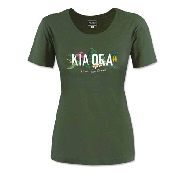 Souvenir NZ Womens Kia Ora Maori T-shirt - ShopNZ