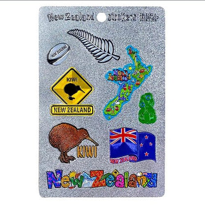 Souvenir Set of 8 New Zealand Icons Stickers - ShopNZ