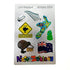 Souvenir Set of 8 New Zealand Icons Stickers - ShopNZ