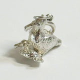 Sterling Silver Albatross & Chick Charm - ShopNZ