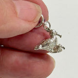 Sterling Silver Albatross & Chick Charm - ShopNZ
