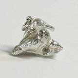 Sterling Silver Albatross & Chick Charm - ShopNZ