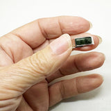 Sterling Silver Mens Ring with Genuine NZ Greenstone - ShopNZ