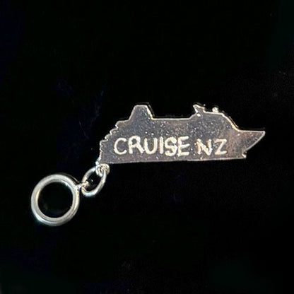 Sterling Silver NZ Cruise Ship Charm - ShopNZ