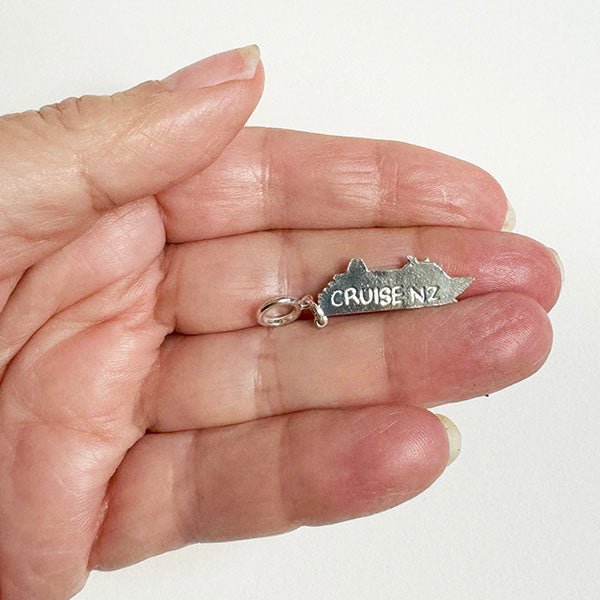 Sterling Silver NZ Cruise Ship Charm - ShopNZ