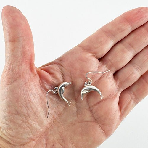Sterling Silver NZ Dolphin Charm - ShopNZ