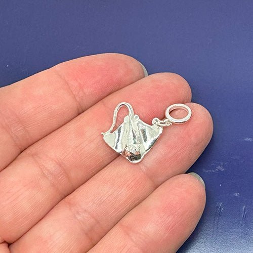 Sterling Silver Stingray Charm - ShopNZ