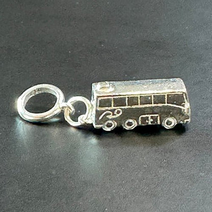 Sterling Silver Tour Bus Charm - ShopNZ
