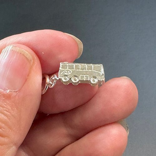 Sterling Silver Tour Bus Charm - ShopNZ