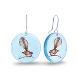 Stone Arrow Eco Glass Fantail Disc Earrings - ShopNZ