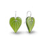Stone Arrow Eco Green Glass Kawakawa Earrings