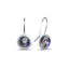 Stone Arrow Sterling Silver and Paua Shell Earrings