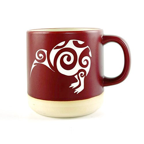 Stoneware NZ Souvenir Mug with Koru Kiwi Bird - ShopNZ