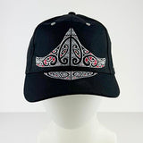 Striking Maori Cap with Kowhaiwhai Embroidery - ShopNZ