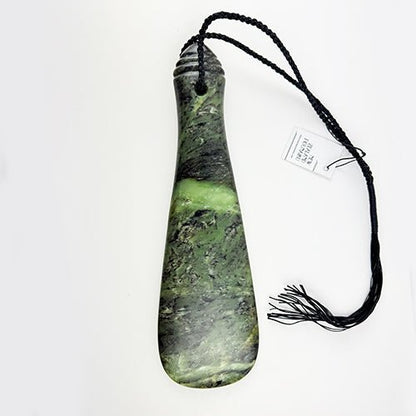 Stunning Full Size 34.5cm Ngai Tahu Greenstone Mere - ShopNZ